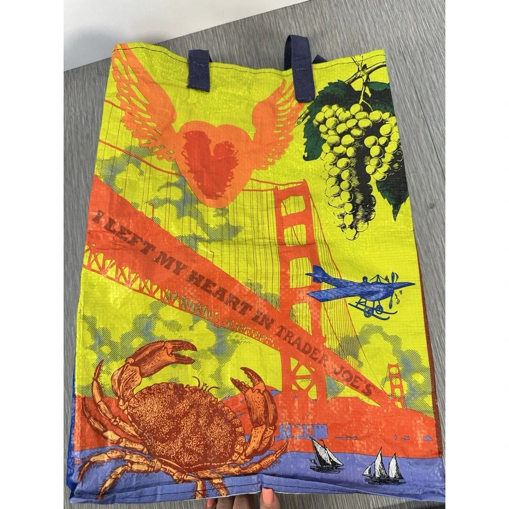 TRADER JOE'S REUSABLE‎ BAG CA CALIFORNIA STATE SAN FRANCISCO NAPA GROCERY TOTE